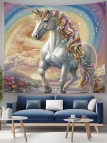 1 Miếng Hoa văn Unicorn In Tấm thảm - Phối màu - Xem 4