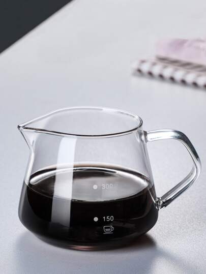 1pc 10oz/300ml Glass Coffee Server For Drip Coffee Maker Back To School