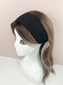 4pcs Women's Multicolor Fashionable Elastic Headband Suitable For Daily Wear Casual - Multicolor - View 5