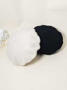 2入組女性羊毛貝雷帽畫家帽,秋天&冬天,濃烈香調&時尚 - 彩色 - 查看 1