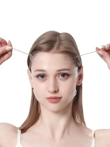 20入組臉部提拉膠帶，小V臉貼紙膠帶，透明拉繩貼紙-立即獲得V型臉部提拉效果，幾分鐘內減少皺紋！