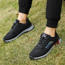 Męski Czarny Buty sportowe Z Nadruk z napisem , Codzienny Buty do biegania Dla mężczyzn