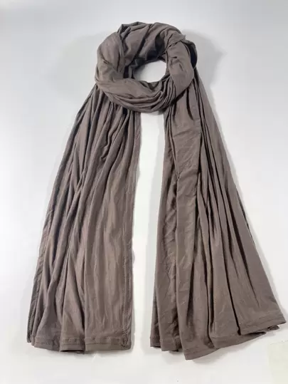 1 st. Enfärgad Modal Fashionabel Mångsidig Lång Huvudduk För Daglig användning