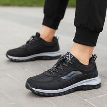 Męski Czarny Buty sportowe Z Nadruk z napisem , Codzienny Buty do biegania Dla mężczyzn