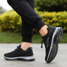 Męski Czarny Buty sportowe Z Nadruk z napisem , Codzienny Buty do biegania Dla mężczyzn