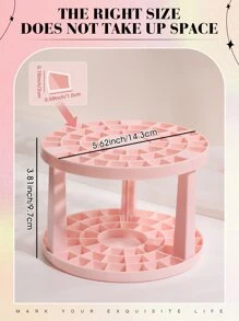 1 Giá đỡ cọ trang điểm bằng nhựa dùng để đựng bút, bút chì, bút kẻ mắt, cọ mỹ phẩm, phòng, nhà, phòng ngủ, phòng tắm, nhà, phòng màu hồng, trang trí phòng khách, đồ du lịch, túi quà, quà tặng cho mẹ, bố, nam giới, bạn bè, giáo viên, sinh nhật, đám cưới, bàn làm việc, kệ, phụ kiện, hộp quà, quà tặng vui nhộn, lưu trữ, giá đựng cọ trang điểm, hộp đựng đồ trang sức, túi đựng, giá đựng cọ trang điểm, giá đựng cọ, hộp đựng nước hoa, túi đựng - Hồng - Xem 4