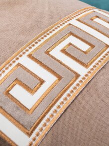 Snowflake Shaped - Light Khaki Sofa Cushion, Non-slip Seat Cover, All Seasons