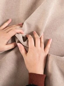 Snowflake Shaped - Light Khaki Sofa Cushion, Non-slip Seat Cover, All Seasons