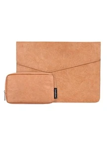 canvas artisan Laptop Case Shockproof Combination Suit Notebook Bag Waterproof Laptop Bag Sleeve For HP - Brown - View 1