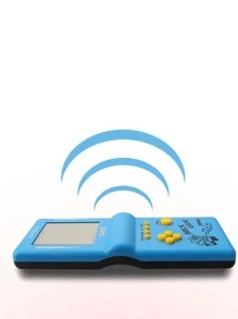 1入經典俄羅斯條形手持遊戲機，大屏幕，復古老式口袋遊戲玩家 - 藍色 - 查看 4