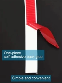 Kitchen/Bathroom Shower Door/Threshold Sink Water Barrier Board/Strip - White - View 9