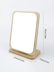 RANCAI Gương trang điểm để bàn bằng gỗ di động, Gương trang điểm để bàn xoay màu be, Gương trang điểm, Phòng khách, Phòng ngủ, Phòng tắm, Trang trí nhà cửa, Đồ du lịch, Đám cưới, Tiệc tùng, Sinh nhật, Quà tặng cho Nam giới, Bố, Mẹ, Bạn thân, Giáo viên, Năm mới, Phụ kiện, Quà tặng vui nhộn, Trang điểm, Giá rẻ, Trang trí phòng, Bàn trang điểm, Du lịch, Phòng ngủ, Phụ kiện trang điểm, Gương, Gương trang điểm - Màu be - Xem 4