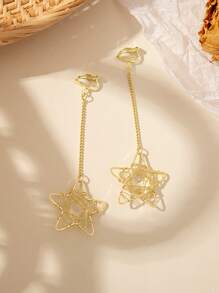 5 cặp/bộ kẹp tóc kim loại hình trái tim thời trang, thích hợp cho trang phục hàng ngày của phụ nữ, ngày lễ tình nhân, mẹ, mẹ, ngày của mẹ, quà tặng - Vàng - Xem 4