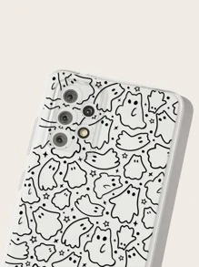 Ghost Print Clear Phone Case,International Version, Not The Domestic Version - Multicolor - View 5