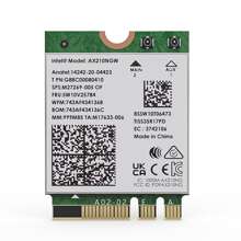 英特爾 WiFi 6E AX210 無綫卡超低延遲 BT5.3 2.4Ghz/5G/6G 三頻 5400Mbps 筆記本電腦無綫網絡適配器，超低延遲，兼容 Windows 10/11（64 位）M.2/NGFF - 軍綠色 - 查看 2