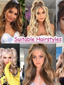 Cortina de flequillo de 14 pulgadas con 1 pieza de flequillo lateral con patillas de clip y barba de dragón larga y sintética extensiones de cabello para mujeres - negro - Negro - Ver 8