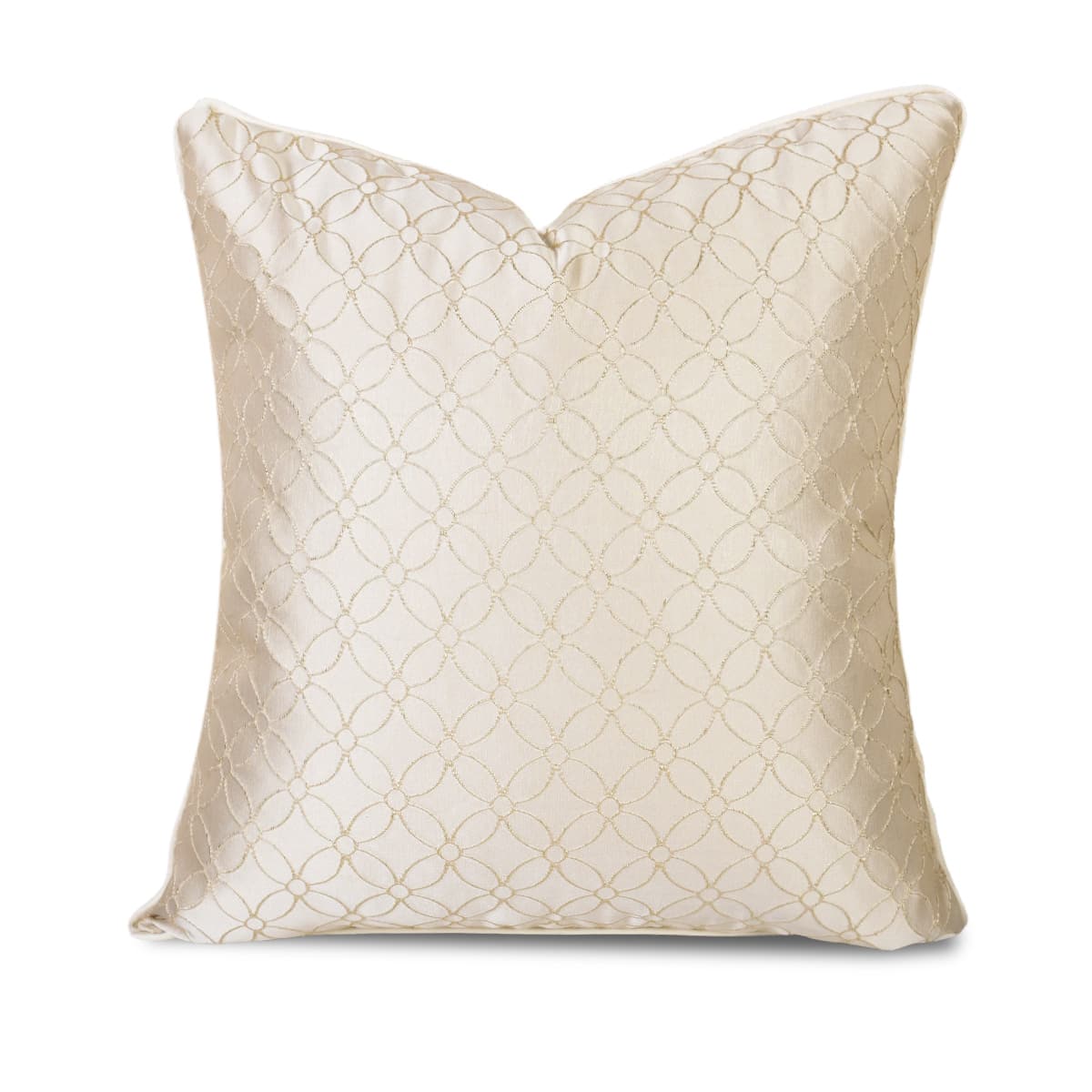 Copricuscino A Motivo A Righe Semplice Moderno Con Disegno A Pois Dorato Nordico In Tessuto Jacquard Decorativo Per Soggiorno E Camera Da Letto Di Alberghi, Dimensioni Personalizzabili 30x50cm, 45x45cm, 50x50cm, 60x60cm, Nucleo Del Cuscino Non Incluso