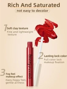 24 小时防水持久哑光液体唇膏，快干不粘腻，裸色唇彩，冷色调黑色唇膏 - 102 - 查看 6