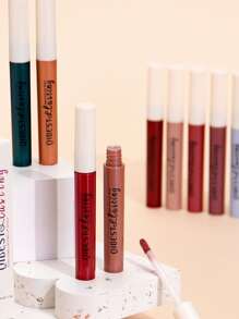 24 小时防水持久哑光液体唇膏，快干不粘腻，裸色唇彩，冷色调黑色唇膏 - 102 - 查看 2