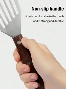 1 chiếc thìa lật cá, thép không gỉ có rãnh mỏng và linh hoạt để lật, lật, chiên và nướng, thìa kim loại có rãnh tuyệt vời để nấu ăn trong bếp, tay cầm có đinh tán và có thể rửa bằng máy rửa chén (28*7,8cm/32*8,8cm), nhà bếp, đồ dùng nhà bếp, thực phẩm, nấu ăn, cắm trại, kỳ nghỉ, bãi biển, trang trí phòng, sắp xếp, tiệc tùng, du lịch. - Nhiều màu - Xem 3