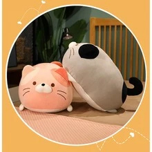 Peluche gris gato abrazando ( 14 pulgadas , 20 pulgadas con 24 pulgadas ) - Gris - Ver 4