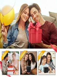 成人用存钱罐必须打破才能打开，不锈钢成人存钱罐，可存真钱，牢不可破的金属存钱罐，可存现金（4.72 英寸/5.9 英寸，黑色） - 黑色 - 查看 5