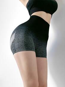 Leggins Cortos Sexy Para Mujer Yoga Short corto Moda Pantalones comodo Cortos Pilates Deportivos Fitness Para Gym - Gris - Ver 3