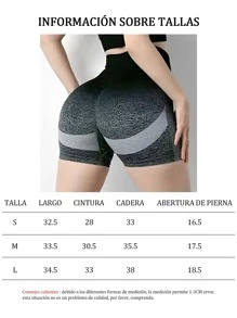Leggins Cortos Sexy Para Mujer Yoga Short corto Moda Pantalones comodo Cortos Pilates Deportivos Fitness Para Gym - Gris - Ver 5