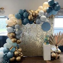 138入組拱形氣球套件&金色氣球套裝生日婚禮派對裝飾用品() - 彩色 - 查看 6