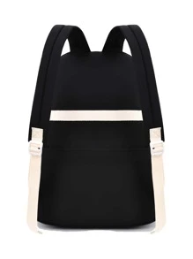 INS Style Cute Girls' Backpack For High/ Middle/ Elementary School Students, Grades 3-6 - Black - View 2