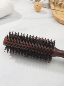 1 chiếc lược chải tóc tròn chống xù/lược chải tóc, lược chải tóc tròn bằng gỗ để sấy khô tóc, hoàn hảo để tạo kiểu và tăng thêm độ phồng cho mọi kiểu tóc ngắn, lược chải tóc tròn nhẹ để tạo kiểu chính xác và dễ quản lý tóc, lược chải tóc, để sấy khô mọi loại tóc, lược uốn tóc cho tóc xoăn, tóc dài, tóc ướt cho nam nữ - Nhiều màu - Xem 3