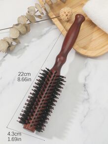 1 chiếc lược chải tóc tròn chống xù/lược chải tóc, lược chải tóc tròn bằng gỗ để sấy khô tóc, hoàn hảo để tạo kiểu và tăng thêm độ phồng cho mọi kiểu tóc ngắn, lược chải tóc tròn nhẹ để tạo kiểu chính xác và dễ quản lý tóc, lược chải tóc, để sấy khô mọi loại tóc, lược uốn tóc cho tóc xoăn, tóc dài, tóc ướt cho nam nữ - Nhiều màu - Xem 4