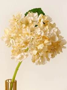 1套/3入組燈黃色的人造繡球花花卉 - 淺黃色 - 查看 3