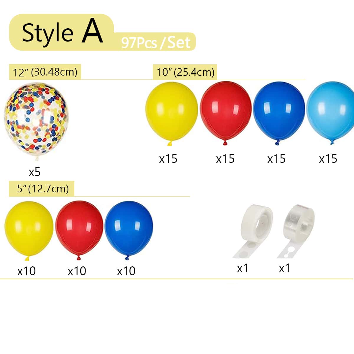 Balloon Arch Kit97pcs Balloon Garland Kit Latex balloons As Birthday Party Balloons/Graduation