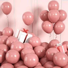 Set de 20/50/200 globos de látex de colores vintage de 5 pulgadas y cadena de globos para decoración de bodas y fiestas de cumpleaños