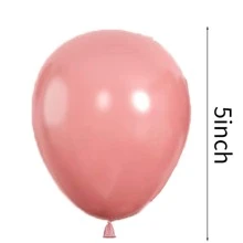 Set de 20/50/200 globos de látex de colores vintage de 5 pulgadas y cadena de globos para decoración de bodas y fiestas de cumpleaños