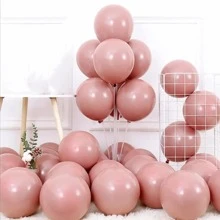 Set de 20/50/200 globos de látex de colores vintage de 5 pulgadas y cadena de globos para decoración de bodas y fiestas de cumpleaños