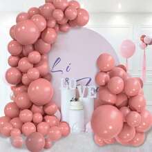 Set de 20/50/200 globos de látex de colores vintage de 5 pulgadas y cadena de globos para decoración de bodas y fiestas de cumpleaños