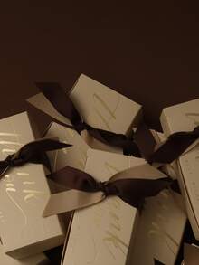 2 piezas creativo Caja de caramelo boda Caja para regalo Caja de regalo Envasado de dulces papel cajas - Multicolor - Ver 2