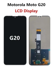 original para moto G20 pantalla LCD pantalla táctil digitalizador para moto G20 exhibición Reemplazo - Negro - Ver 1
