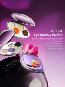 GIRLCULT Paleta de sombra de ojos multicolor profesional para diariamente Maquillaje - pesadilla - Ver 6