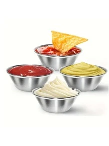 5 件套火锅和西式小吃酱汁碟，带蘸料碗，厨房，圣诞礼物