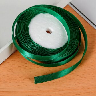 1 Roll 1cm Wide Solid Color Gift Wrapping Satin Ribbon, Minimalist Polyester Ribbon, Fabric Ribbon, For Handmade Diy, Parties, Holidays