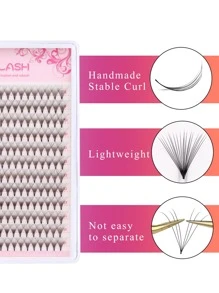 20D Handmade Mink Individual Cluster Russian Volume Eyelash Extensions Premade Fan Lashes