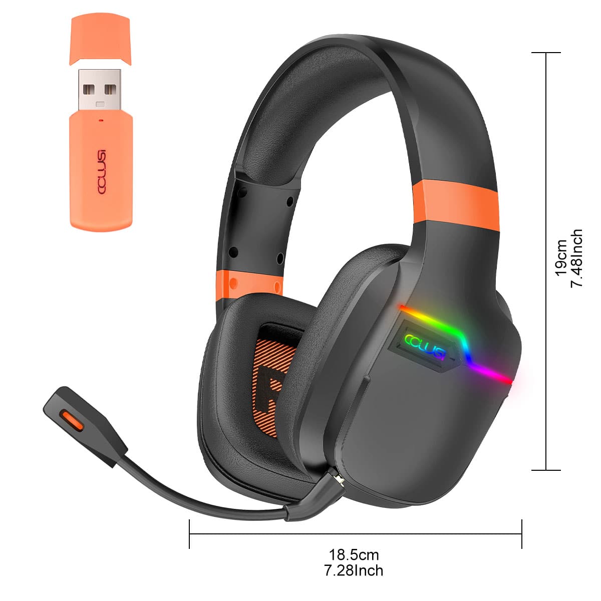 COLUSI Colusi X07 Wireless Gaming Headset Compatible With PS5 PS4 PC