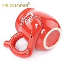 1 Taza De Café De Cerámica Roja Con Forma De Pipa - Rojo - Ver 6