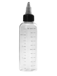 100ml 大容量透明滴管瓶，带刻度和尖盖，适合客厅、卧室、浴室、家居装饰、旅行用品、婚礼、派对、生日、送给男士、妈妈、爸爸、朋友的礼物、新年、配饰、趣味礼物 - 黑色 - 查看 1