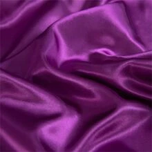 1pc Violet Satin Fitted Sheet, Bedspread, Mattress Cover, Bed Protector - Violet Purple - View 4