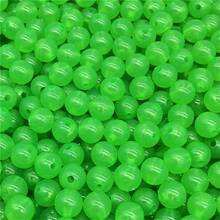 6/8/10mm發光發亮亞克力圓珠適用於項鍊,手環,耳環&吊墜DIY珠寶製作