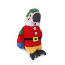 1pc Pet Parrot Christmas Clothes Warm Washable Bird Clothes, Home Decoration For Birds - Red - View 4